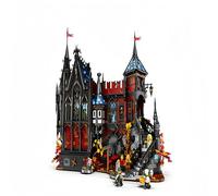 Racocou Castillo de Aventuras de Vampiros, Modelo Plegable, 4194 Piezas de Calle en Miniatura, Juego de construcción Educativo, Juguete Regalo, Juguete para Montar, Conjunto de Piezas de Rompecabezas