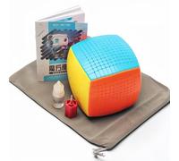 Racocou Cubo de Speed 12x12, Flexible y rápido para competiciones Profesionales, de Alta dificultad, con Fines educativos, para aliviar el estrés y Entrenar el Pensamiento lógico