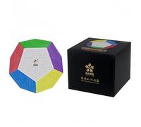 Racocou Cubo de Speed, 4x4, 5x5, 6x6, dodecaedro, Juguete Educativo, lógica, Entrenamiento Mental, competición de Velocidad, Regalo, Desarrollo Cerebral,Gris