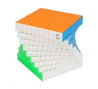 Racocou Cubo de Speed, 8x8, 9x9, 10x10, 11x11, Juguete Educativo, Entrenamiento, Competencia, Velocidad, Alivio del estrés, Pensamiento lógico,Azul