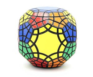 Racocou Cubo de Speed, poliedro de 30 Ejes y 30 Caras, Juguete Educativo y de Inteligencia para aliviar el estrés, Entrenamiento y Competencia, Regalo para el Desarrollo Cerebral,Negro