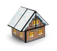 Racocou Cubo de Velocidad 2x2 de Forma Irregular, Creativo, de resolución rápida, Rompecabezas, Adecuado para educación, Alivio Creativo del estrés y Juguetes para niños,Azul