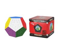 Racocou Cubo de Velocidad, Forma Irregular magnética, Juguete Educativo, Adecuado para niños y Adultos, con Fines educativos, Alivio del estrés, Ejercicio de Pensamiento lógico,Negro