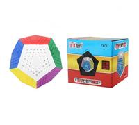 Racocou Cubo de Velocidad, Forma Irregular magnética, Juguete Educativo, Adecuado para niños y Adultos, con Fines educativos, Alivio del estrés, Ejercicio de Pensamiento lógico,Latón