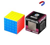 Racocou Cubo de Velocidad, magnético, Juguete Rompecabezas, Adecuado para niños y Adultos, Fines educativos, Alivio del estrés, ejercita el Pensamiento lógico,Azul