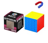 Racocou Cubo de Velocidad, magnético, Juguete Rompecabezas, Adecuado para niños y Adultos, Fines educativos, Alivio del estrés, ejercita el Pensamiento lógico,Bronce