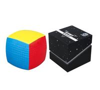 Racocou Cubo de Velocidad, magnético, Juguete Rompecabezas, Adecuado para niños y Adultos, Fines educativos, Alivio del estrés, ejercita el Pensamiento lógico,Bronce