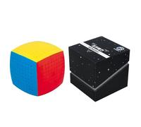 Racocou Cubo Mágico 9x9, Colorido, con diseño Curvado en Forma de Pan, Adecuado para la educación y para aliviar el estrés de Manera Creativa. Juguete para niños