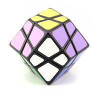 Racocou Cubo mágico, Cuatro Ejes y Doce Caras, Juguete Educativo para aliviar el estrés, Entrenamiento de Pensamiento lógico, Competencia rápida, Regalo para el Desarrollo Cerebral,Blanca