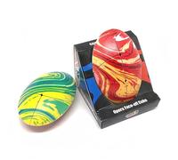 Racocou Cubo Mágico de Cambio de Rostro, Máscara de Ópera Sichuan, Impresión UV en Forma Especial, Cubo 2x2, Juguete de Rompecabezas, Herramienta para Aliviar el Estrés,Marrón