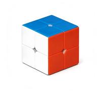 Racocou Cubo rápido magnético con Pegatinas de PVC, Entrenamiento Cerebral de Alta dificultad, Adecuado para niños y Adultos, Utilizado para educación, Alivio del estrés y Entrenamiento lógico,Negro