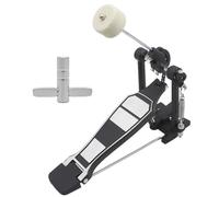 Racocou Pedal de Bombo de Doble Cadena Pedal de Batería Simple con Maza para Adultos Principiantes Ajuste Universal Suave Duradero de Alta Resistencia Antideslizante para Set de Batería