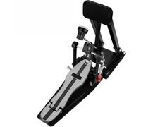 Racocou Pedal de Bombo Simple Pedal de Bombo Doble de Cadena para Principiante Adulto Ajuste Universal Pedal de Batería con Maza Pedal de Bombo Simple