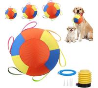 Racocou Pelota de pastoreo para Perros Resistente a desgarros, Pelota de Entrenamiento para Perros con Cuerda para Pastor, Perro de Ganado y Todas Las Razas Grandes, Juego Interactivo al Aire Libre,S