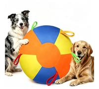 Racocou Pelota de pastoreo para perros resistente a desgarros, pelota de entrenamiento para perros con cuerda para pastor, perro de ganado y todas las razas grandes, juego interactivo al aire libre,XL