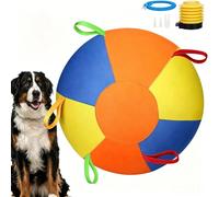 Racocou Pelota de pastoreo para Perros Resistente a desgarros, Pelota de Entrenamiento para Perros con Cuerda para Pastor, Perro de Ganado y Todas Las Razas Grandes, Juego Interactivo al Aire Libre,M