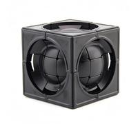 Racocou Pelota mágica de Colores Negra, Cubo mágico 3x3 de Forma Especial, Juguete Educativo y de Entretenimiento, Adecuado para educación y Alivio del estrés Creativo.,Marrón