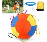 Racocuello Bola de rebaño para perros Bola de entrenamiento resistente a desgarros con cuerda para perro de pastor, ganado y todas las razas grandes para juegos interactivos al aire libre,XXS