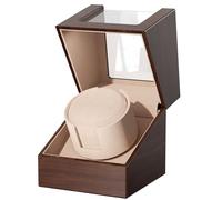 Racokky Caja automática de un solo reloj, Marrón, 1 Paquete