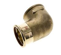 Racor a presión codo 90deg - 54mm Hembra & Rp 2'' Hembra - Aleación de cobre