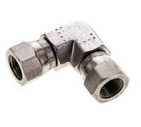 Racor Acodado 90deg G1/8'' Hembra Acero Inoxidable Alta Presión 60° Cono 575bar (8078.75psi) Hidráulico