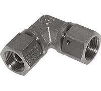 Racor Acodado 90deg G2'' Hembra Acero Inoxidable Alta Presión 60° Cono 75bar (1053.75psi) Hidráulico