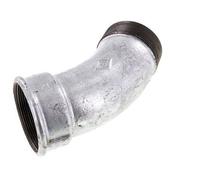 Racor Codo 45deg R2 1/2'' Macho x Rp2 1/2'' Hembra Hierro Fundido 25bar (351.25psi)