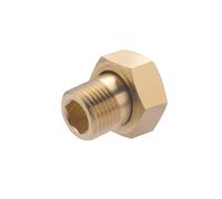 Racor contador macho 1/2 - hembra tuerca libre 3/4 | Conexión resistente y duradera | Ideal para instalaciones de fontanería | Instalación rápida y segura | Ajuste preciso y fiable | QUICK PLOMBERIE