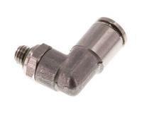Racor de 4mm x M 5 90deg con rosca macho Latón FKM Giratorio