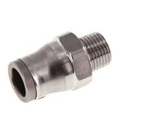 Racor de 8mm x 1/8'' NPT con rosca macho Acero inoxidable FKM