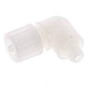 Racor de compresión codo 10x4mm & G1/8'' PVDF con rosca macho 10 bar PVC y PA
