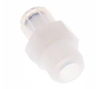 Racor de corte recto PFA 8x6 mm y G1/2'' con roscas macho 10 bar