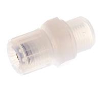 Racor de corte recto PFA 8x6 mm y G3/8'' con roscas macho 10 bar