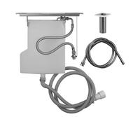 Racor de manguera Gessi Securflex para banco de baldosas de anchura mínima>100 mm, 01766710, Color: PVD de latón