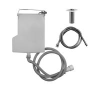 Racor de manguera Gessi Securflex, Rosette Rettangolo/Quadro, para borde de bañera, dimensión interna mínima>50 mm, 735, 01767710, Color: PVD de latón