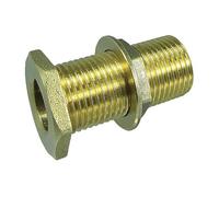 Racor depósito uralita con tuerca latón 3/8"