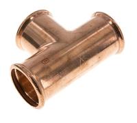 Racor en T a presión - 54 mm hembra - Aleación de cobre