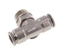 Racor en T de 12mm x G1/2'' con rosca macho Acero inoxidable FKM FDA Giratorio