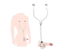 Racor grapas con pene Cock Ring