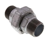 Racor recto de unión R1 1/4'' Junta plana de hierro fundido 25bar (351.25psi)
