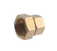 Racor recto hembra 3/4 - Ø14 con junta mixta | Ideal para tubo de cobre en instalaciones de fontanería y calefacción | Conexión segura, resistente y fácil de instalar | QUICK PLOMBERIE