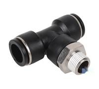 racor roscado plástico - racor tipo t, diseño robusto, compatible con tubos m-5, ideal para conexiones en instalaciones hidráulicas.