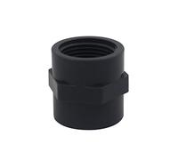 Racor transición pvc hembra 20 25 32 40 50 63 75 90 110mm racor tubo pvc adaptador para tubo de piscina manguito roscado (Roscado 2-1/2" - ID75mm)