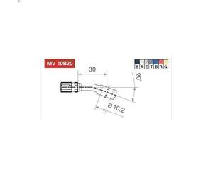 Racor, tubo de freno TRW MV10B20G