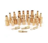 Racores de empalme con espiga de latón, Acoplamiento reductor de manguera con púas latón, varios tamaños, paquete 5(18mm*10mm,5pcs)