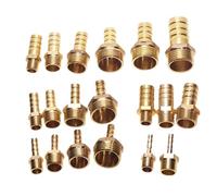 Racores de empalme con espiga de latón, Conector BSP macho con espiga for manguera de latón, tamaños 4-25 mm x 1/8"-1"(3/4,12mm)