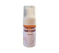 Racquet Cleaner Spray - Foam Stain Remover | 100ml Tennis Badminton Sports Racket Cleaning Solution with Easy Application for Dirt Oil Sand Dust Grime, Care Repair Washing Accessory