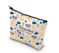 Racquetball Player Gift Racquetball is My Therapy Makeup Bag Racquetball Gift for Women Mother (Racquetball is Bag UK)