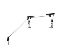 RAD Cycle Products RAD Cycle-Polea Capacidad de 100 Libras para Bicicleta o Escalera, Almacenamiento Seguro en el Techo del Garaje, Unisex, Negro, 2005