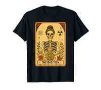 RAD Tech Tarot Carta Radiología Radiólogo Radiólogo Esqueleto Camiseta